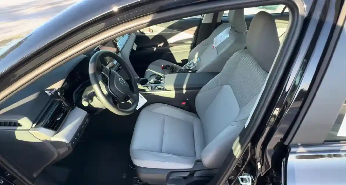 2026 Toyota Camry Hybrid Front and driver seat view