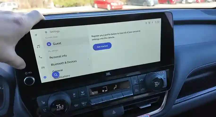 2026 Toyota Grand Highlander Touch screen